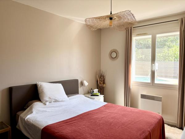 Jolie maison de plain-pied avec piscine