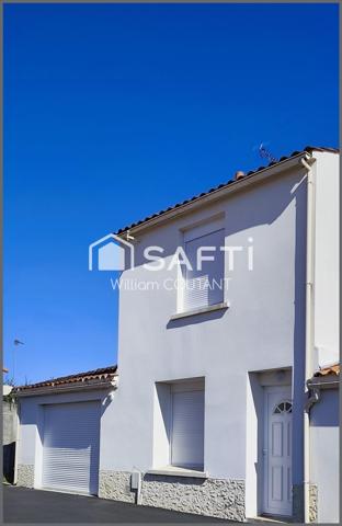 Proche de la Mer, 112m2, 3 chambres, un jardin.