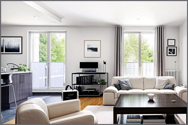 Appartement 3 pièces - avec grand jardin partagé