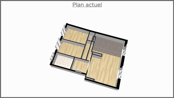 Appartement 3 pièces - avec grand jardin partagé