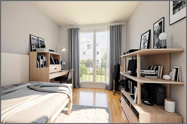 Appartement 3 pièces - avec grand jardin partagé