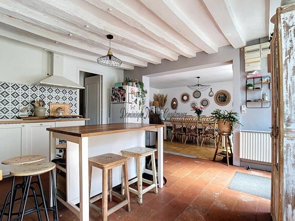 VANCE (72),Maison à vendre 6 pièces-115m²-terrainde 450m²- terrasse- parking-cave