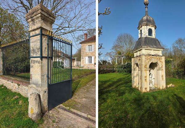 Gentilhommière normande du XVIIIe avec jardin clos et dépendances aux portes d’Argentan