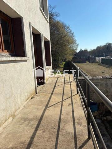 Maison 3 pièces, jardin et garage, fort potentiel