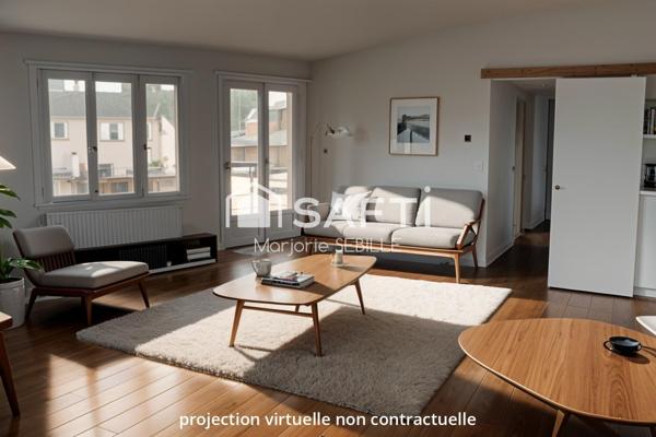 Maison 3 pièces, jardin et garage, fort potentiel