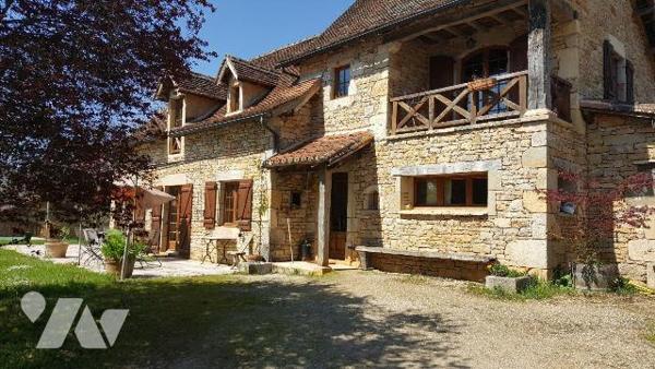 A VENDRE - A BEAUREGARD (LOT - 46260) - A 23km de Villefranche-de-Rouergue et 8km de Limogne-en...