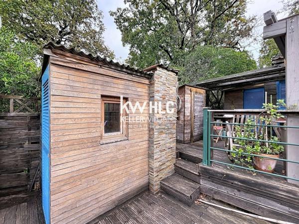 JOLI CHALET D’HABITATION – VALBONNE - CALME ET VERDURE – 200 m² DE TERRAIN