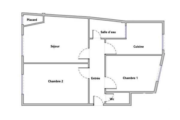 Appartement à vendre 3 pièces 52,14 m² Saint-Ouen-sur-Seine