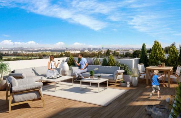 appartement à vendre 4 pièces VELIZY VILLACOUBLAY (78) de 118m² avec terrasse et rooftop