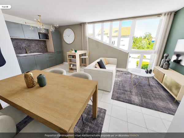 Appartement T3 au calme avec box, Étampes Saint-Pierre