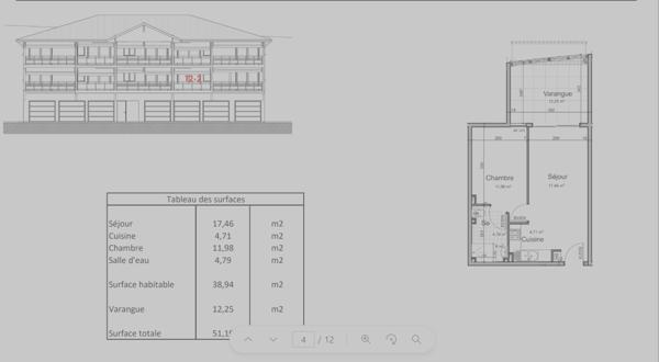 Programme neuf Les Trois Ilets 2 pièce(s)  51.19 m2