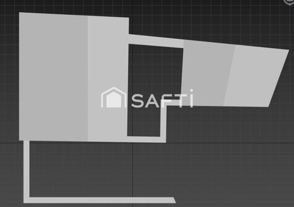 Ancien bar restaurant qui à brulé