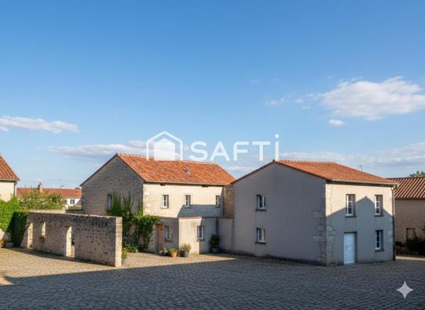 Ancien bar restaurant qui à brulé