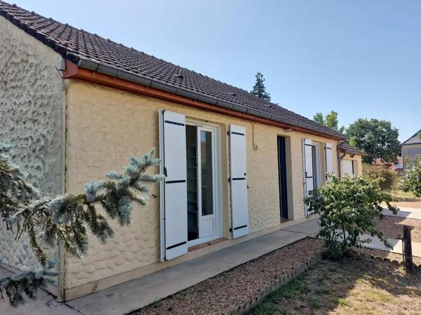 plain pied de 2 chambres et 1 bureau