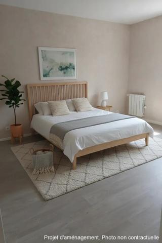 plain pied de 2 chambres et 1 bureau