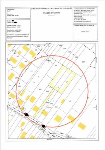 Terrain Mehun Sur Yevre (2130 m²)