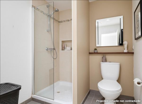 A VENDRE - Toulouse Croix Daurade - Appartement T3 duplex, dernier étage, balcon et parking