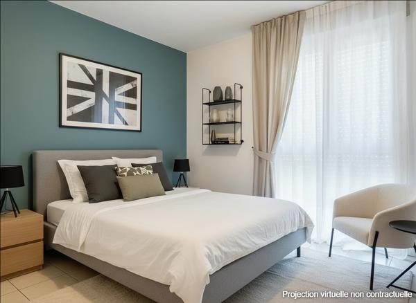 A VENDRE - Toulouse Croix Daurade - Appartement T3 duplex, dernier étage, balcon et parking