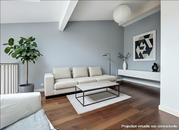 A VENDRE - Toulouse Croix Daurade - Appartement T3 duplex, dernier étage, balcon et parking