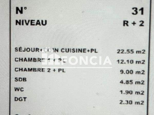 À vendre Appartement 3 pièces 51.42 m² - Saint-malo 35400