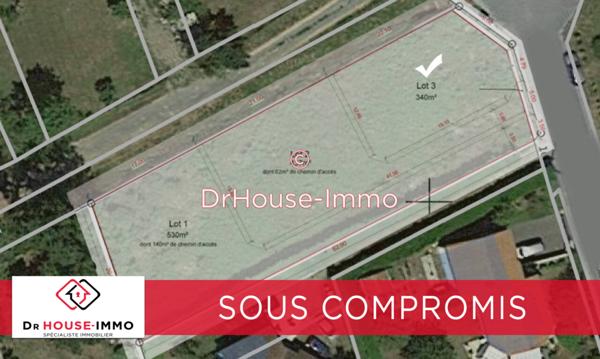 Terrain à vendre de 340 m²