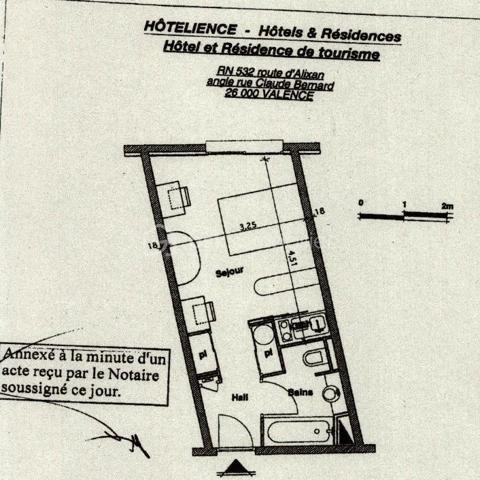 Appartement de 21,39 m²