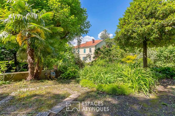Appartement bourgeois en plein coeur de saint just avec jardin privatif