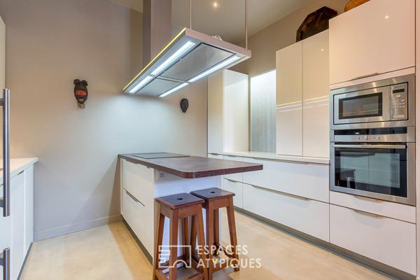 Appartement bourgeois en plein coeur de saint just avec jardin privatif