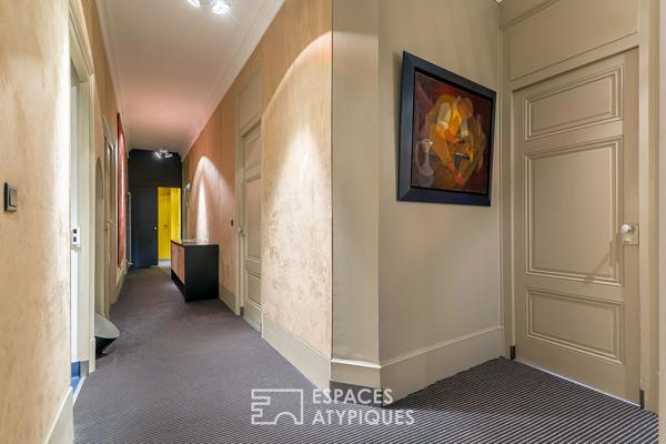 Appartement bourgeois en plein coeur de saint just avec jardin privatif