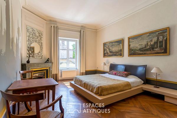 Appartement bourgeois en plein coeur de saint just avec jardin privatif