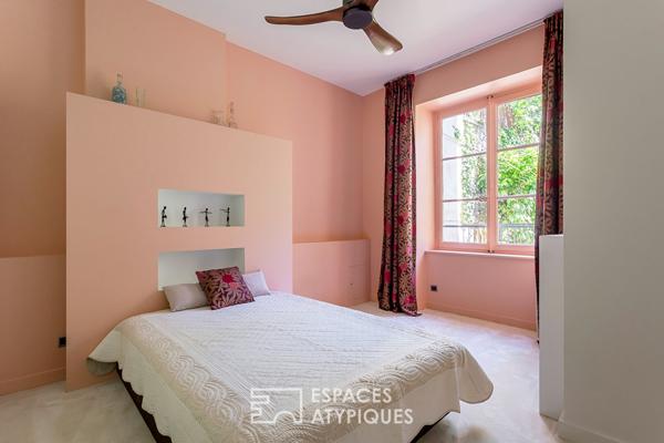 Appartement bourgeois en plein coeur de saint just avec jardin privatif