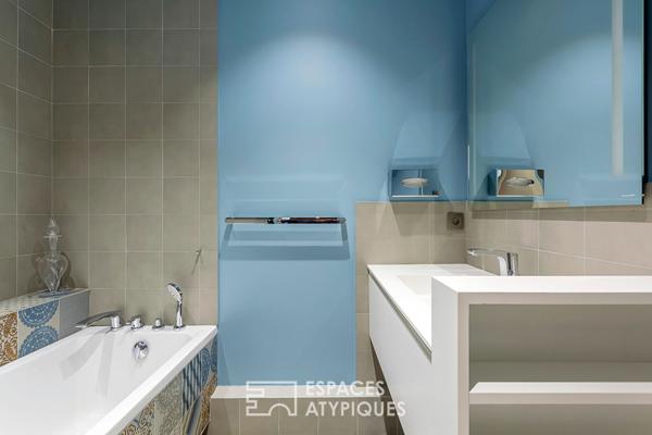 Appartement bourgeois en plein coeur de saint just avec jardin privatif