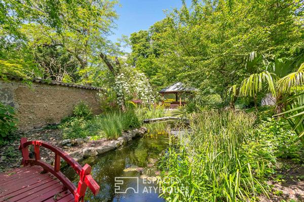 Appartement bourgeois en plein coeur de saint just avec jardin privatif
