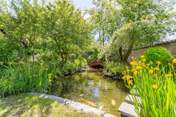 Appartement bourgeois en plein coeur de saint just avec jardin privatif