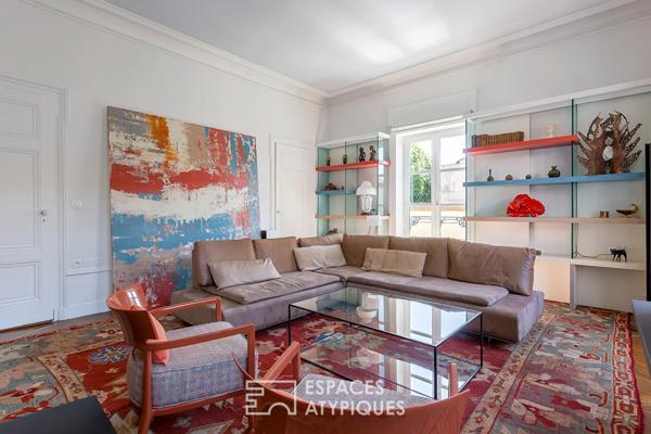 Appartement bourgeois en plein coeur de saint just avec jardin privatif