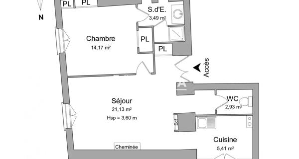 Location Appartement 2 pièces 47.13 m² - Avignon 84000