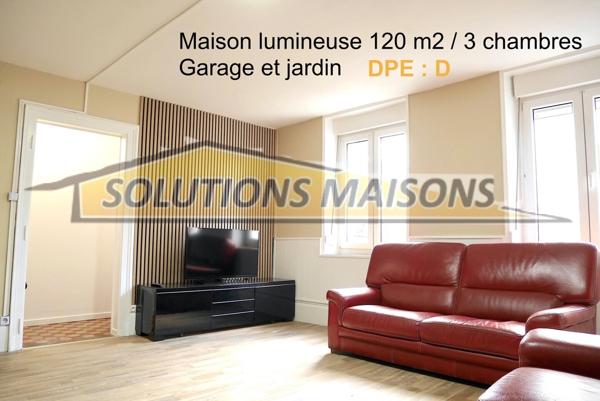 MAISON DE VILLE AVEC GARAGE ET JARDIN 87 900 €