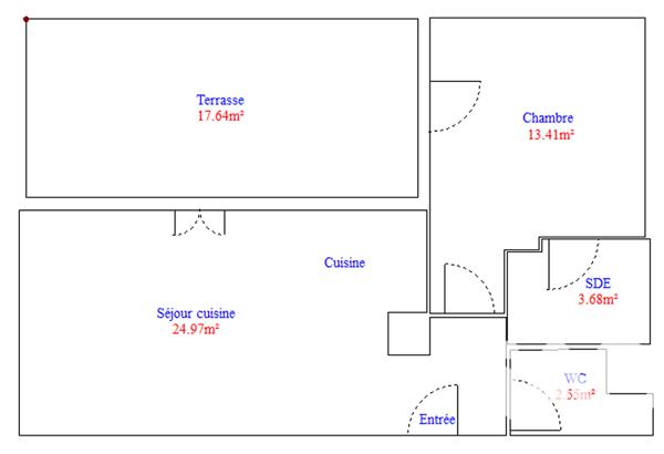 Appartement à vendre 2 pièces 45 m² Pignan
