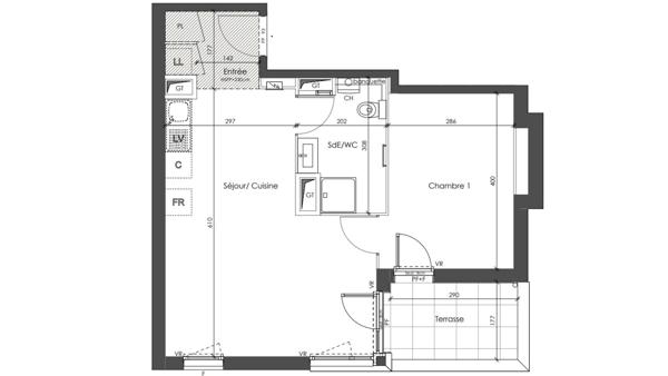 Appartement à vendre 2 pièces 45 m² Corbas