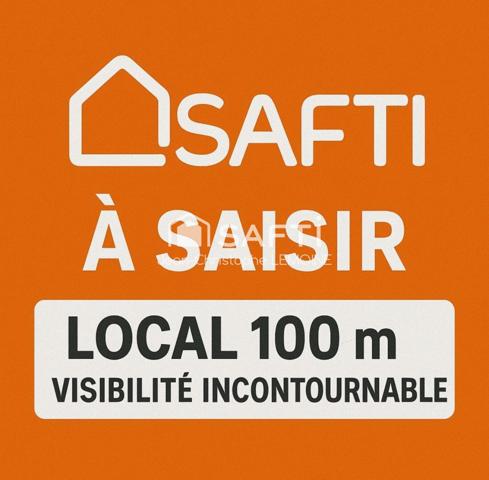 Local 98 m2 forte visibilité pour activité de service