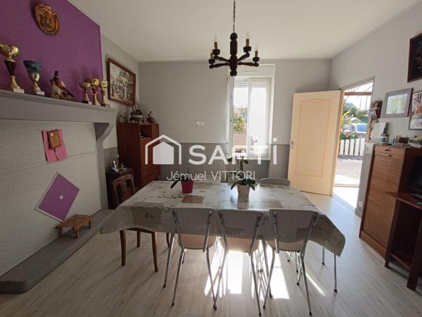 Maison en pierre avec dépendance et terrain clos