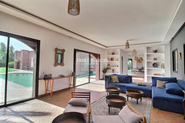 Villa à vendre au coeur d'un joli domaine à Marrakech