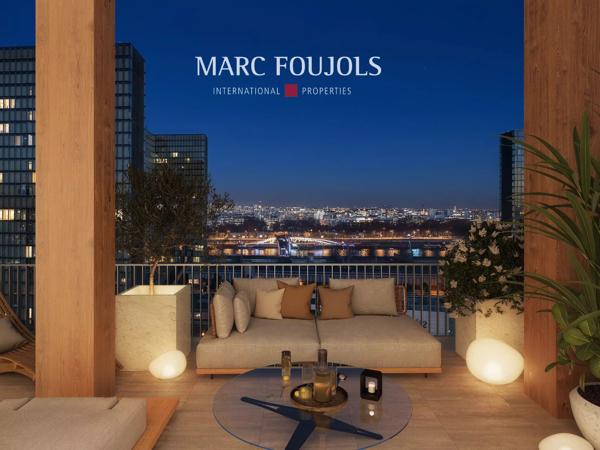 PARIS 13ème – luxueux appartement neuf 3 pièces, avec balcon et vue panoramique