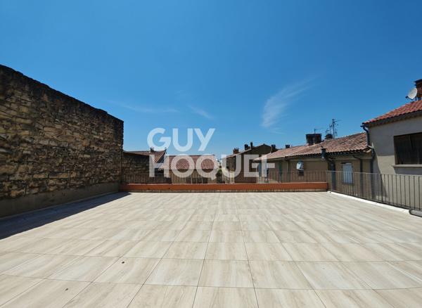 Magnifique T4 de 87m² avec terrasse de 80m² - Proximité Centre-ville - Résidence sécurisée avec ascenseur et garage !