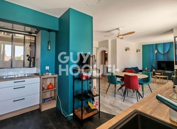 Magnifique T4 de 87m² avec terrasse de 80m² - Proximité Centre-ville - Résidence sécurisée avec ascenseur et garage !