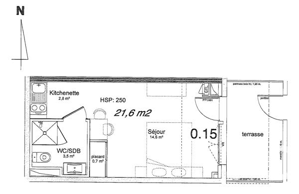 Studio à vendre 22 m² Éguilles