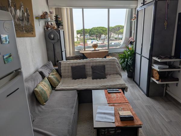 Studio bien aménagé avec parking à Port Camargue Plages Sud. Le Grau-du-Roi (30240)