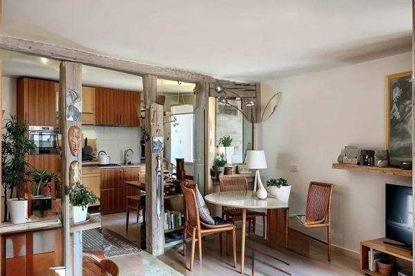 Appartement 3 pièces, 2 chambres+cave