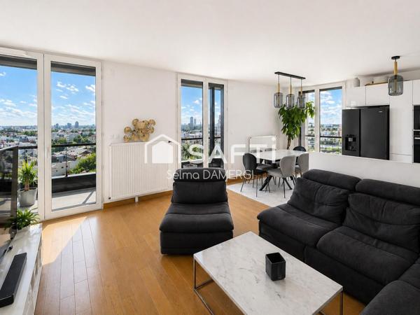 COUP DE CŒUR – 4 PIÈCES AVEC TERRASSE & VUE PANORAMIQUE – ASNIÈRES (NOUVEAU QUARTIER)
