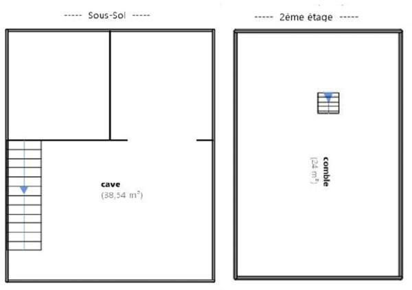 90000 BELFORT - MAISON 4 PIECES - 2/3 CHAMBRES - POSSIBILITE CREATION 2 APPARTEMENTS- JARDIN